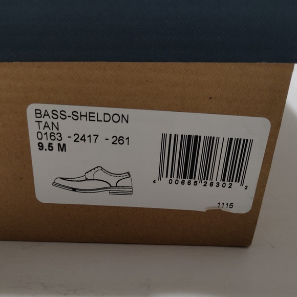 G.H. Bass & Company Men's NWOT Tan Sheldon Shoes Size 9.5 m - Picture 4 of 11